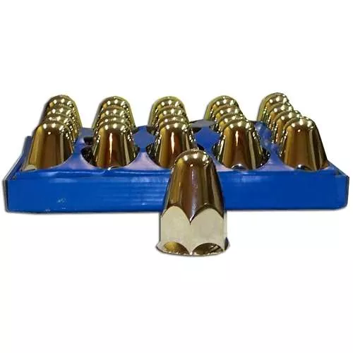 1-1/2″ X 2-3/4″ Chrome Plastic Bullet Nut Covers – Push-On (Color Box of 20)