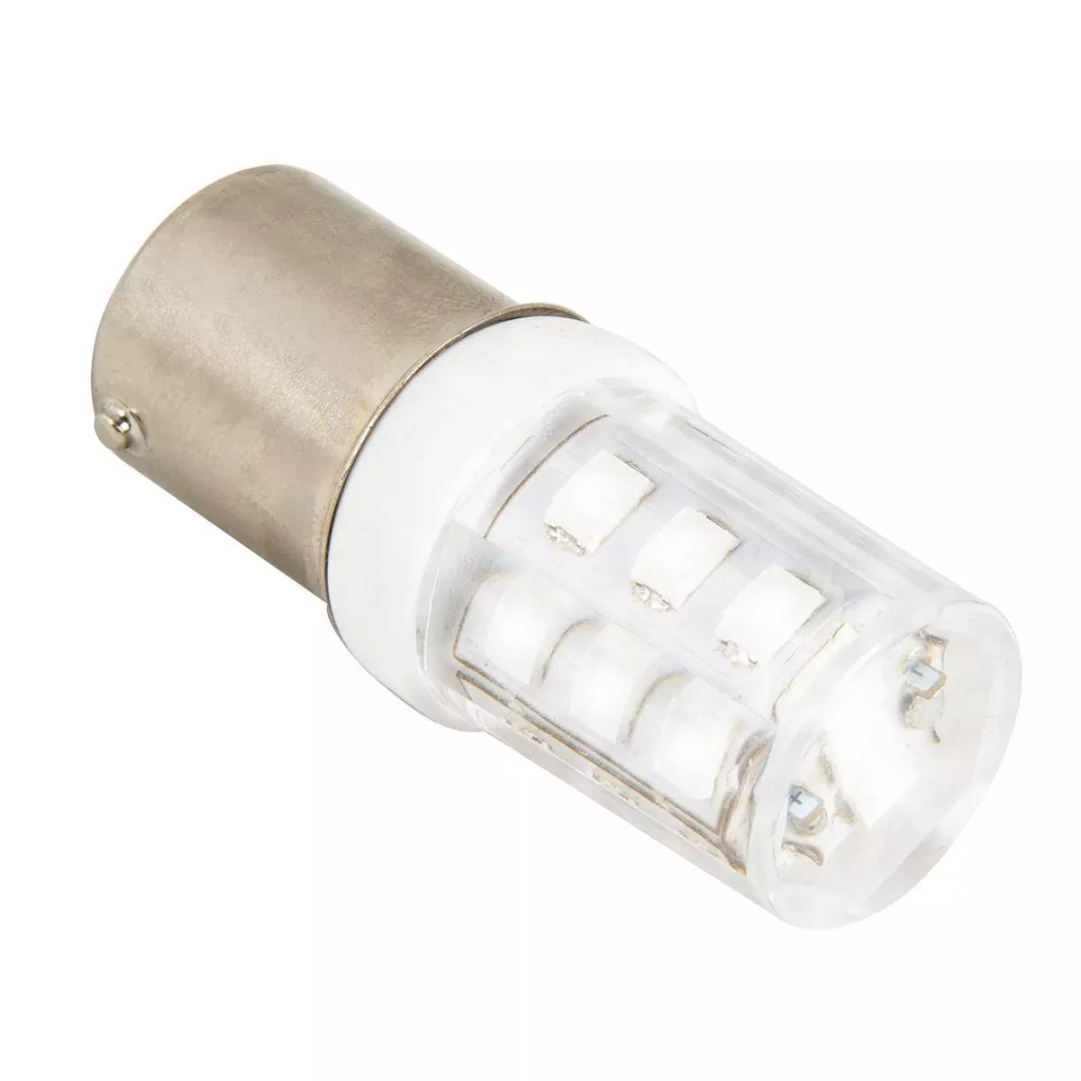 #1156 Amber 21 LED W/ Ceramic Tower LightBulbs, 12V