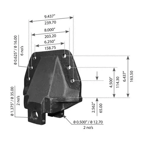 1611850C1 Leaf Spring Hanger
