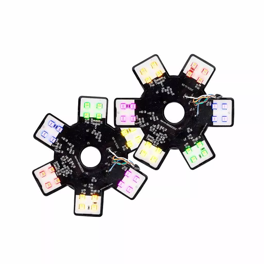 8″ RGB Multi-Color Auxiliary Star LED Light Kit – 24 Diodes