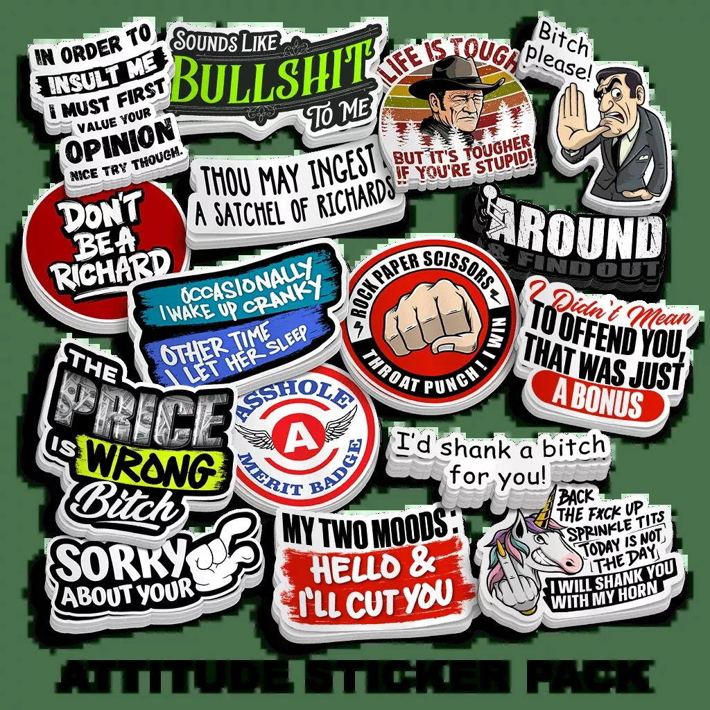 Attitude Sticker Pack