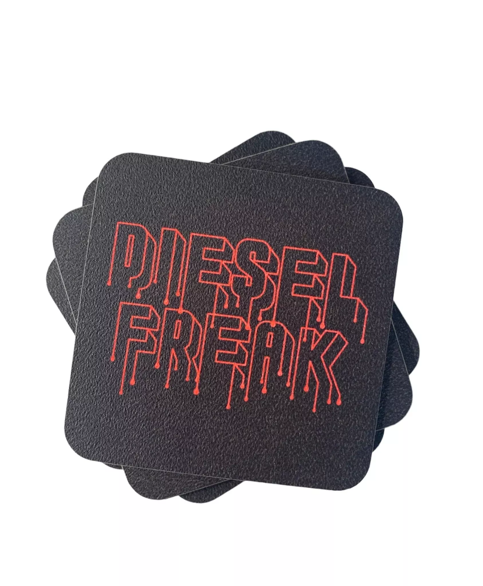 Dripping Diesel Textured Coaster