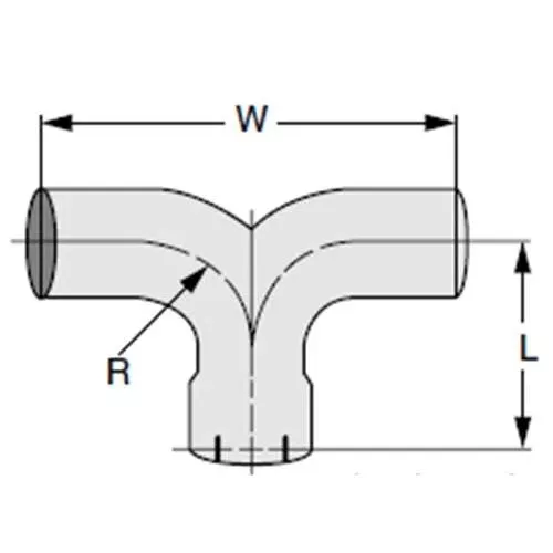 Expanded / Slotted End Exhaust Y-Divider - 5"