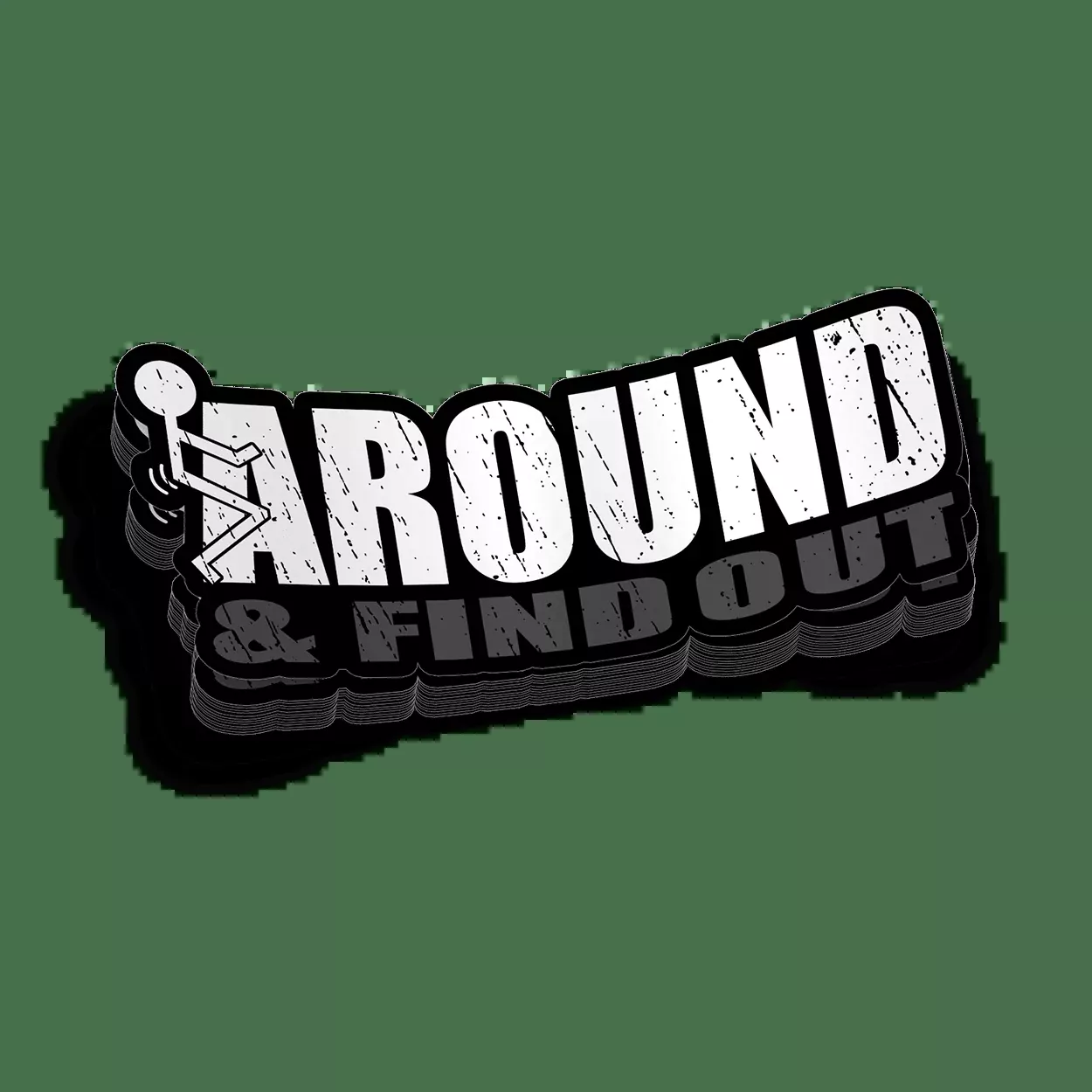 F Around Six Inch Decal