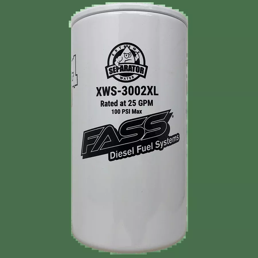 FASS XWS3002XL Extended Length Fuel Water Separator Filter