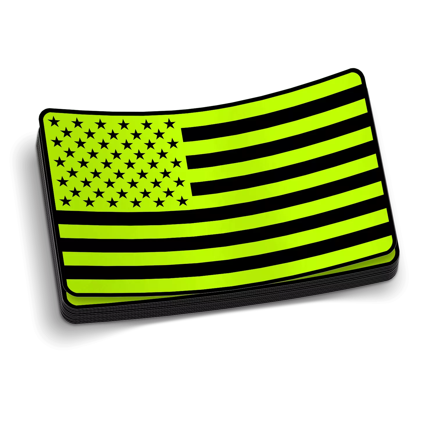 Hi Vis Flag – Hard Hat Decal