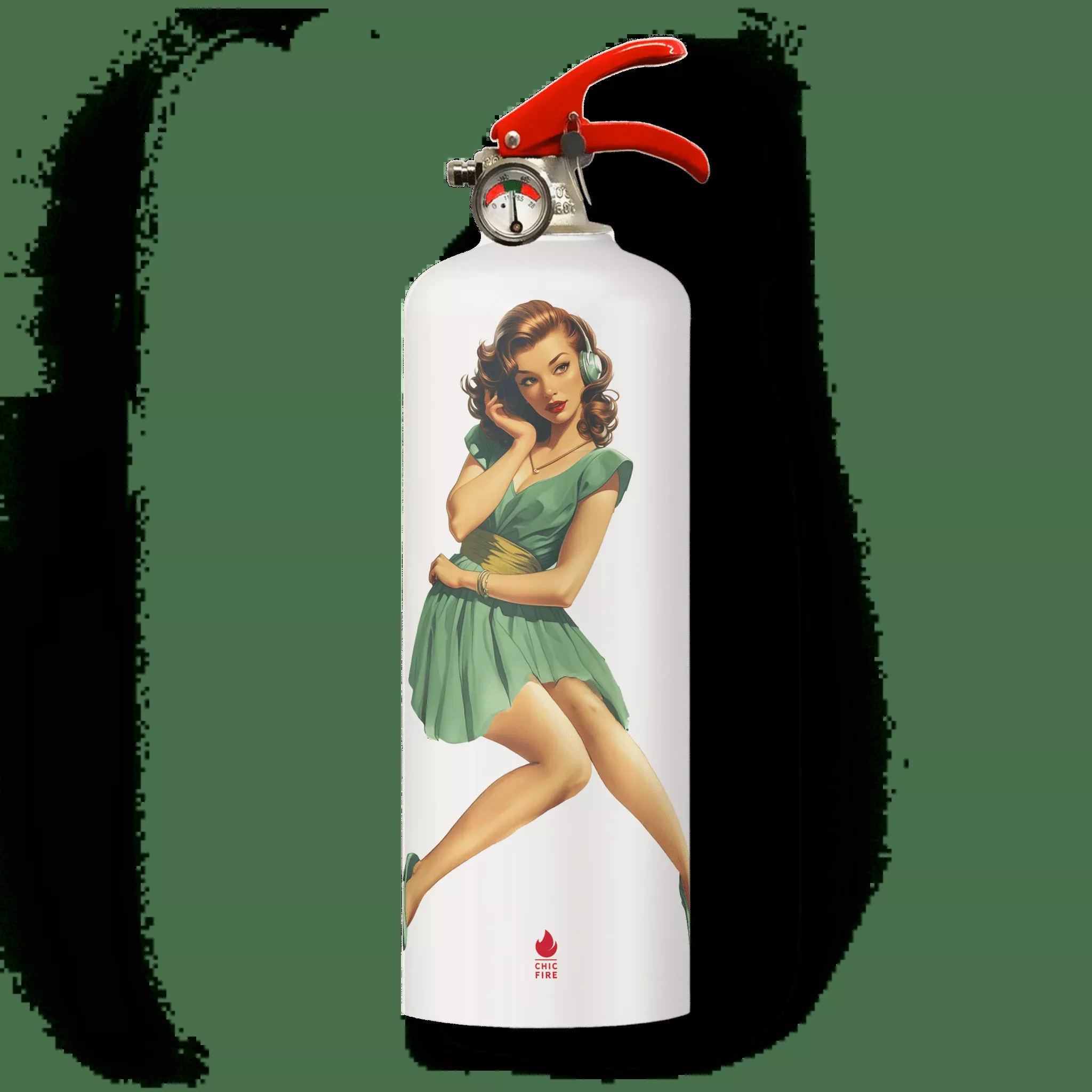 Pin-Up Verde fire extinguisher