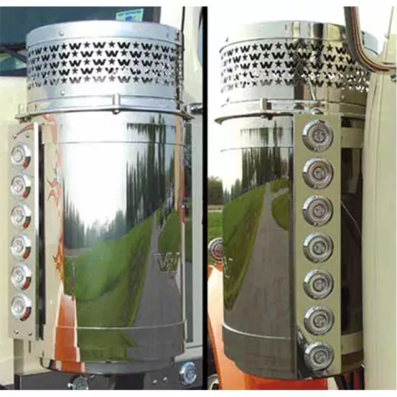 Western Star Front 13" & 15" Donaldson Breather Light Brackets